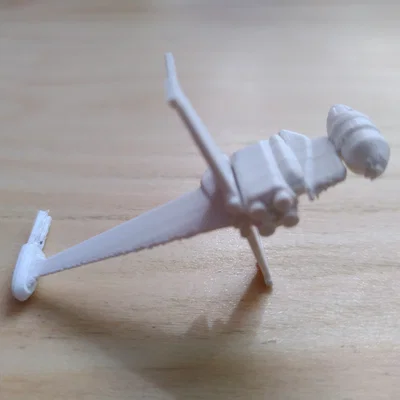 Star Wars B-Wing (A/SF-01) tỉ lệ 1:270 – cánh gập, cockpit xoay