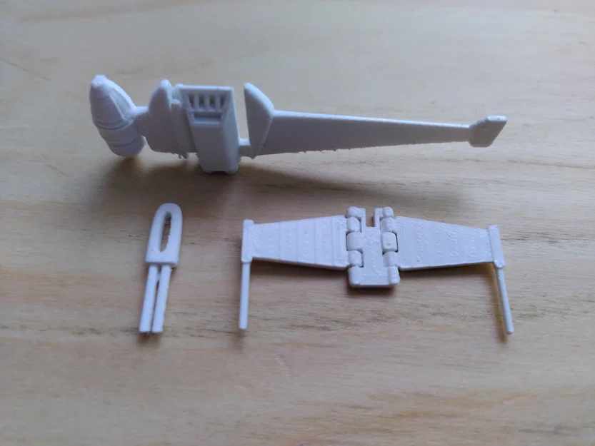 Star Wars B-Wing (A/SF-01) tỉ lệ 1:270 – cánh gập, cockpit xoay - Image 4