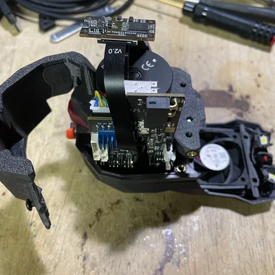Nắp che board Stealthburner tích hợp ngàm gắn PCB camera 3DO ở đầu nozzle