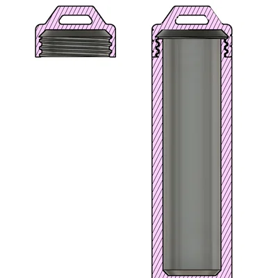 Keychain Kapsule: Hộp mini đựng đồ nhỏ gắn móc khóa