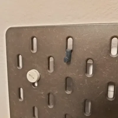 Móc treo Universal IKEA SKADIS in trong 4 phút!!!