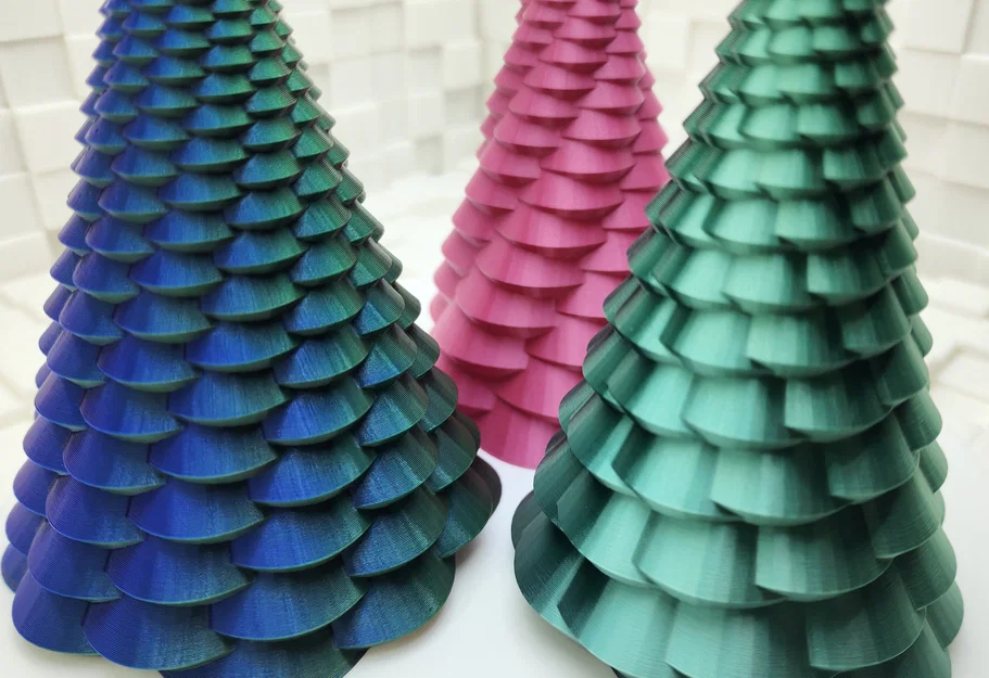 Mẫu in 3D cây thông xoắn ốc Fibonacci (Fibonacci Spiral Trees V2) - Image 6