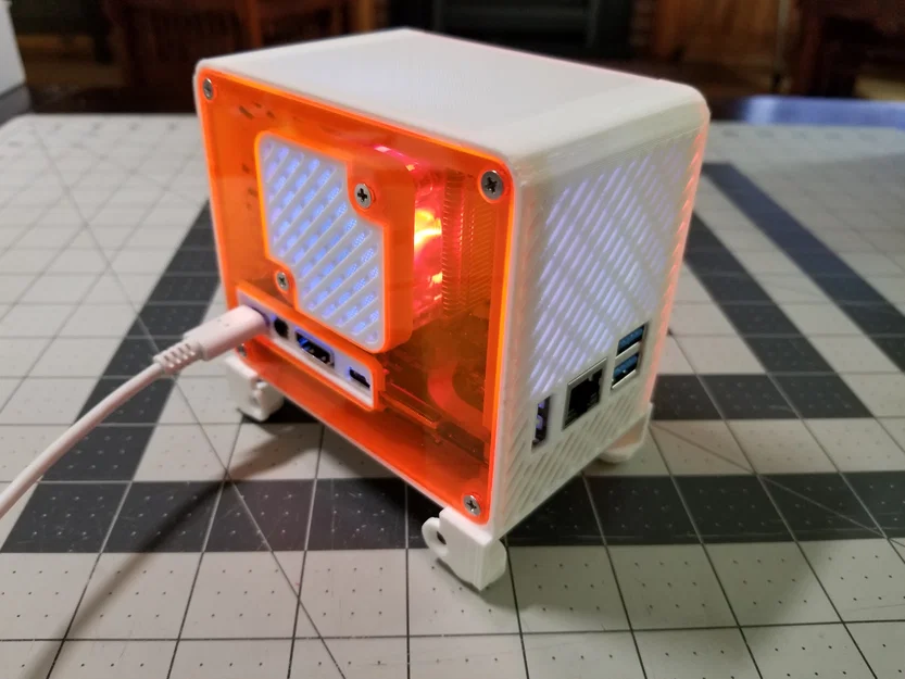 Vỏ mini để bàn Orange Pi 5 gắn Ice Tower (chuẩn Raspberry Pi) - Image 1