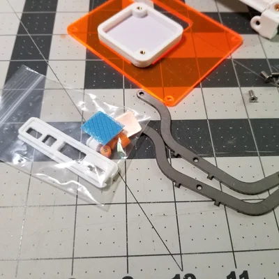 Vỏ mini để bàn Orange Pi 5 gắn Ice Tower (chuẩn Raspberry Pi)