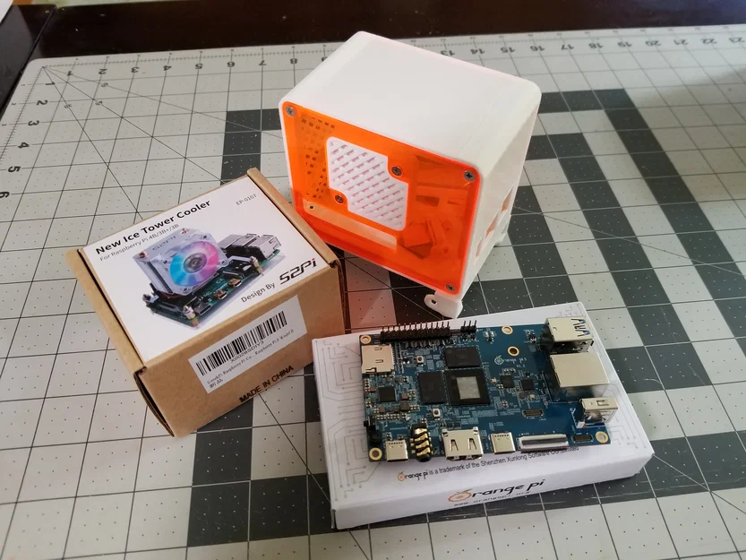 Vỏ mini để bàn Orange Pi 5 gắn Ice Tower (chuẩn Raspberry Pi) - Image 7