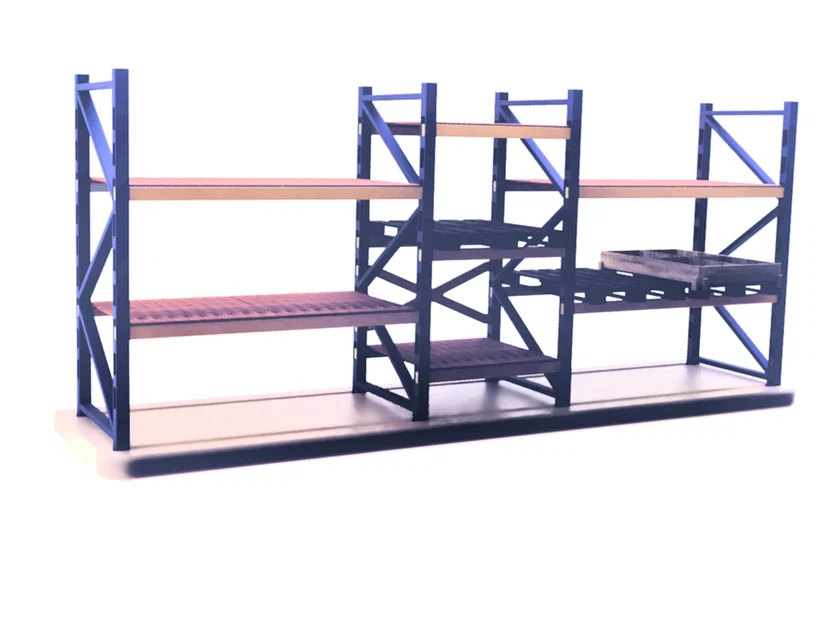 Kệ Treo Tường Ẩn Vít Cho Mini Warehouse - Image 1