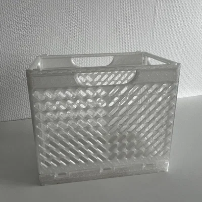 Mô hình thùng nhựa Stackable Bigger Crate in 3D tiện lợi