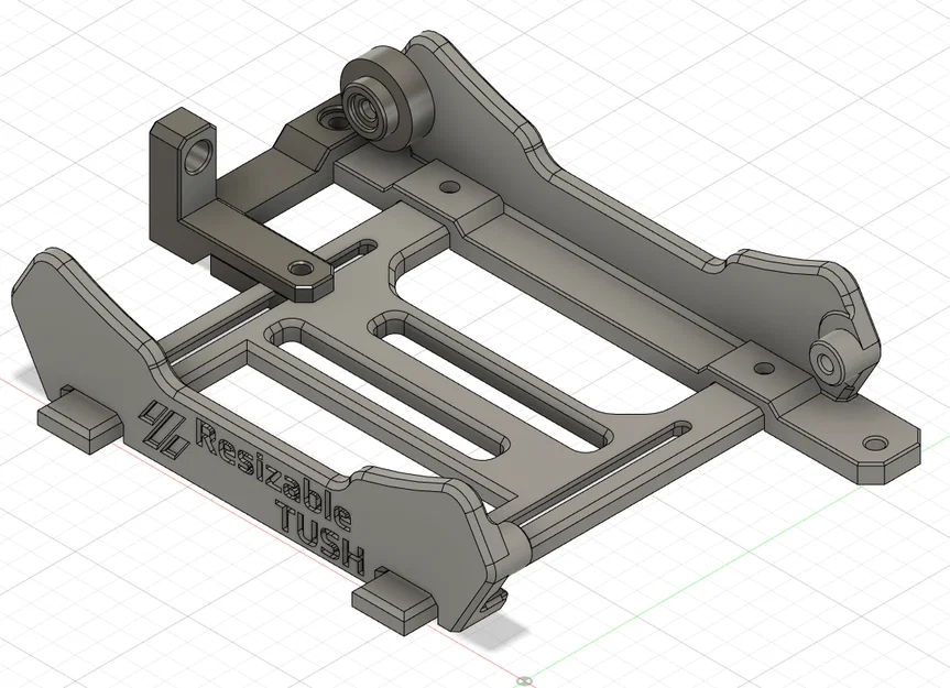 Giá treo cuộn filament trong Voron (Resizable TUSH) cho Trident - Image 1