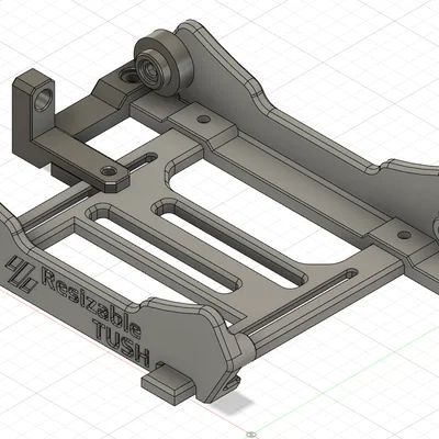 Giá treo cuộn filament trong Voron (Resizable TUSH) cho Trident