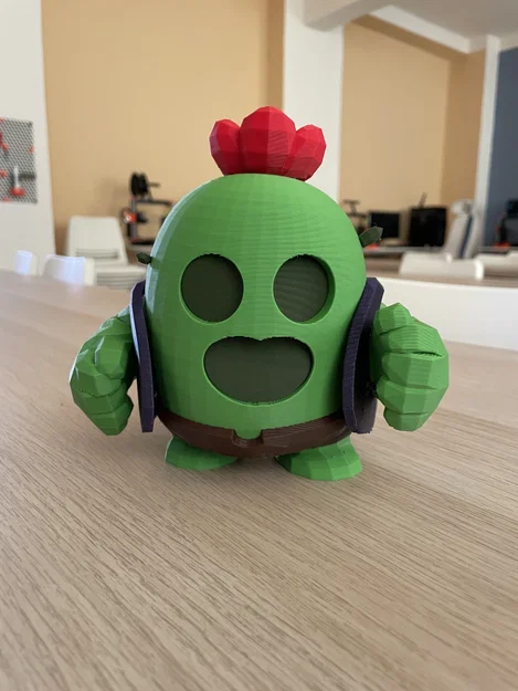Mô hình Spike Brawl Stars 3D đa màu cho máy in MMU3 - Image 1