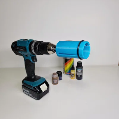 Đầu gắn trộn sơn cho máy khoan (Paint spin-mixer drill attachments)