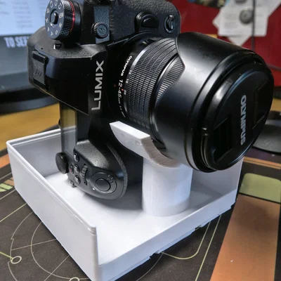 Kệ/Đế lưu trữ máy ảnh Gridfinity (Gridfinity camera storage)