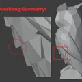 Cú mèo Low-poly (thân thiện với máy in 3D) - Thumbnail 2