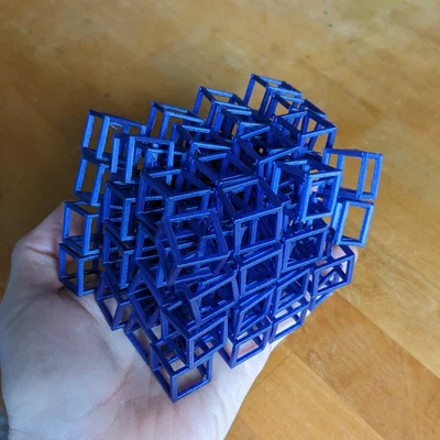 Interlocking Cubes Fidget ("3D Fabric") – Khối lập phương liên kết dạng vải 3D