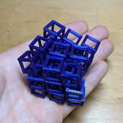 Interlocking Cubes Fidget ("3D Fabric") – Khối lập phương liên kết dạng vải 3D