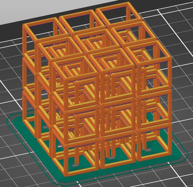 Interlocking Cubes Fidget ("3D Fabric") – Khối lập phương liên kết dạng vải 3D - Image 6