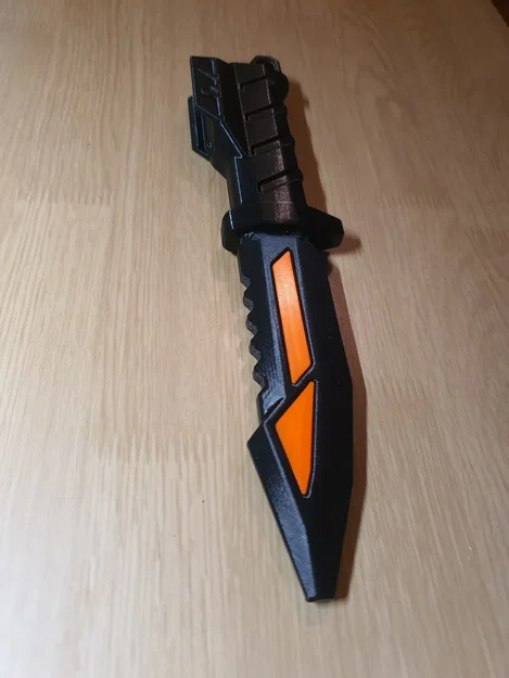 Mô hình dao nhựa gắn súng Nerf (KNIFE for nerf rail) cực ngầu - Image 1