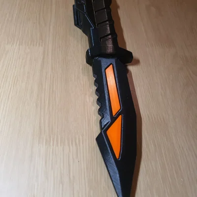 Mô hình dao nhựa gắn súng Nerf (KNIFE for nerf rail) cực ngầu