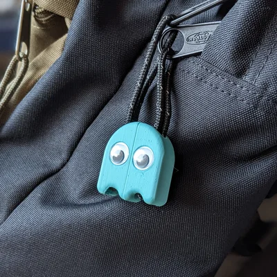 Đầu khóa kéo (Zipper Pull) - Dòng Pac Man (Baby Ghost)