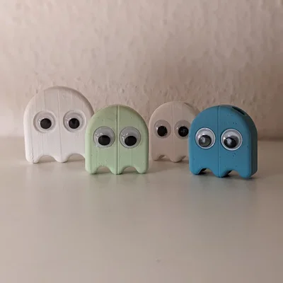 Đầu khóa kéo (Zipper Pull) - Dòng Pac Man (Baby Ghost)