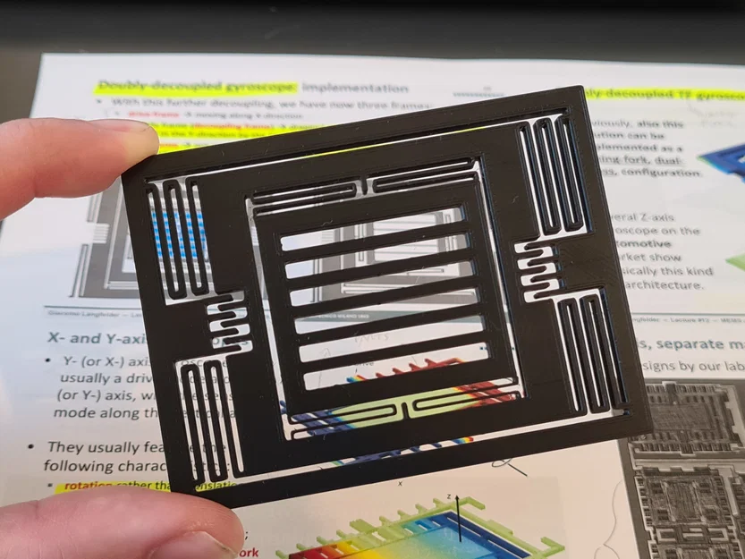 MEMS Gyroscope (Mô hình tỉ lệ 100:1) - Image 1