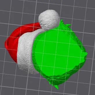 Mô hình trang trí cây thông Noel Grinch in 3D (Đa màu sắc)