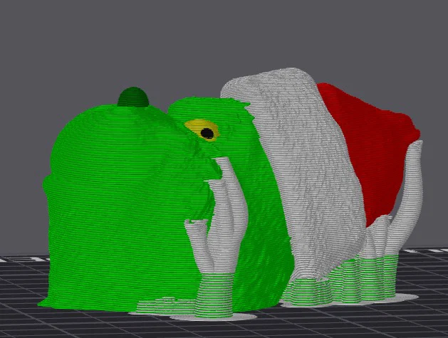 Mô hình trang trí cây thông Noel Grinch in 3D (Đa màu sắc) - Image 3