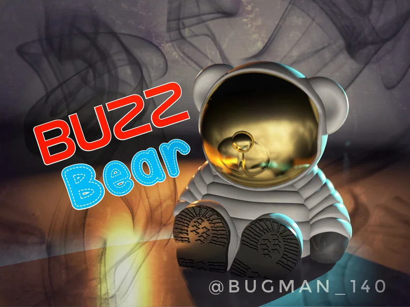 Buzz Bear – Gấu phi hành gia dễ thương - Image 1