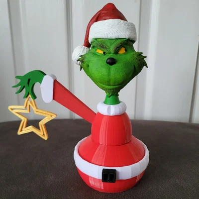 Grinch xmas tree topper – Chóp cây thông Noel Grinch
