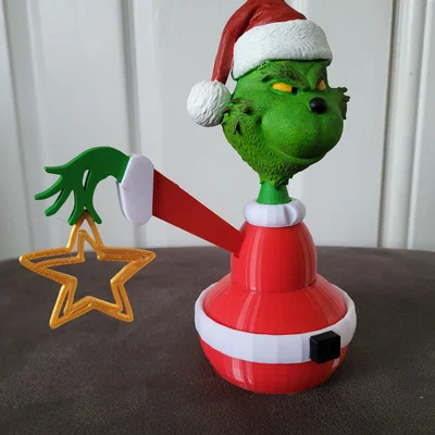 Grinch xmas tree topper – Chóp cây thông Noel Grinch