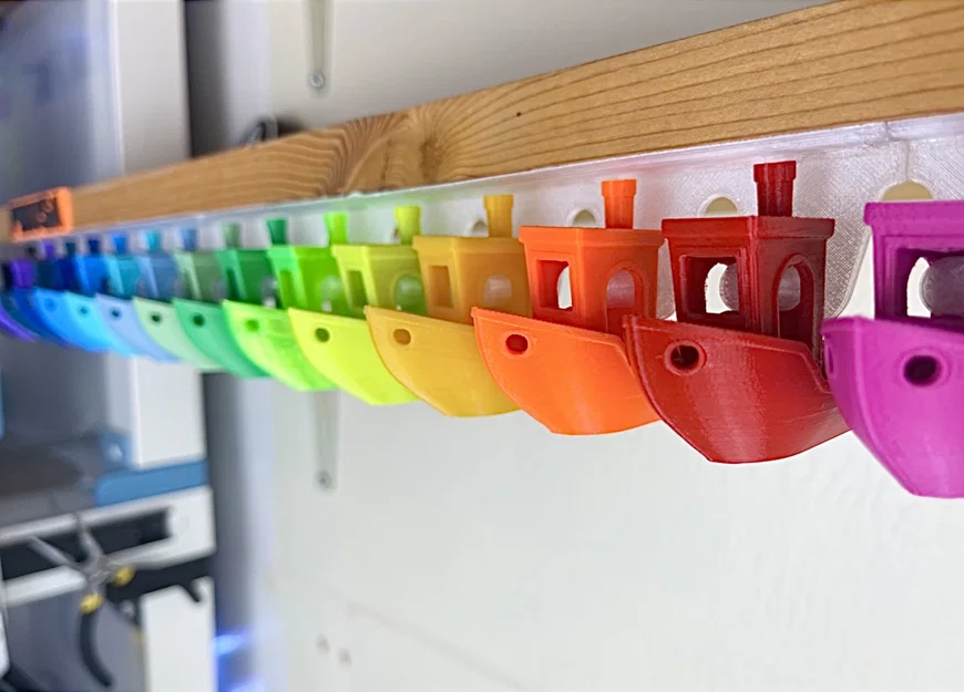 Giá treo trưng bày Benchy gắn dưới kệ (Benchy Shelf Display Rack Holder) - Image 1