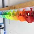 Giá treo trưng bày Benchy gắn dưới kệ (Benchy Shelf Display Rack Holder) - Thumbnail 1