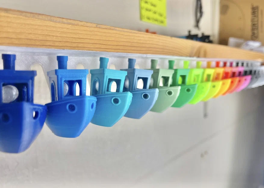 Giá treo trưng bày Benchy gắn dưới kệ (Benchy Shelf Display Rack Holder) - Image 4