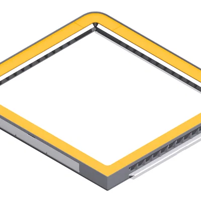 L-Riser cho Bambu X1 & P1S có cửa gió và đèn LED