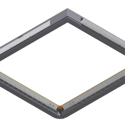 L-Riser cho Bambu X1 & P1S có cửa gió và đèn LED