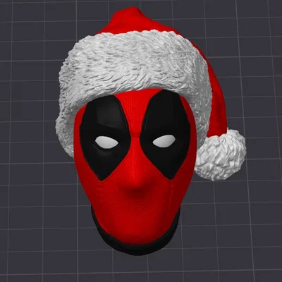 Mô hình trang trí Giáng sinh Deadpool độc đáo cho máy in 3D