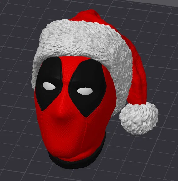 Mô hình trang trí Giáng sinh Deadpool độc đáo cho máy in 3D - Image 3