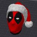 Mô hình trang trí Giáng sinh Deadpool độc đáo cho máy in 3D - Thumbnail 3