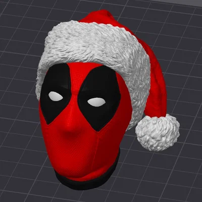 Mô hình trang trí Giáng sinh Deadpool độc đáo cho máy in 3D