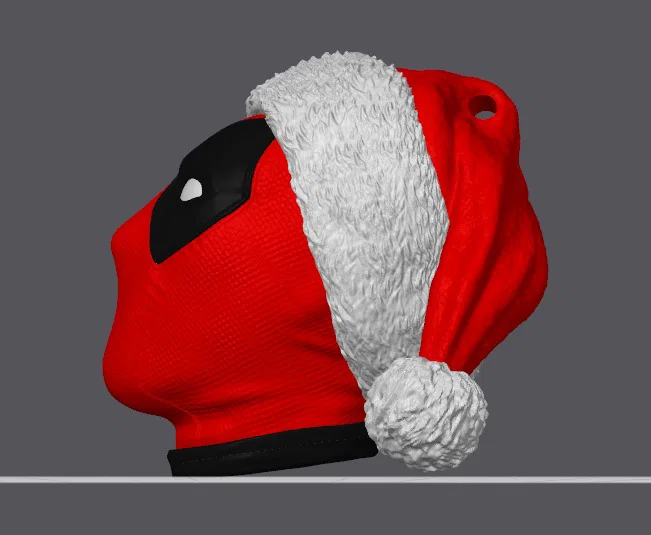 Mô hình trang trí Giáng sinh Deadpool độc đáo cho máy in 3D - Image 4