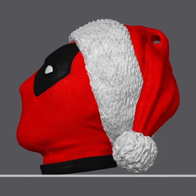 Mô hình trang trí Giáng sinh Deadpool độc đáo cho máy in 3D