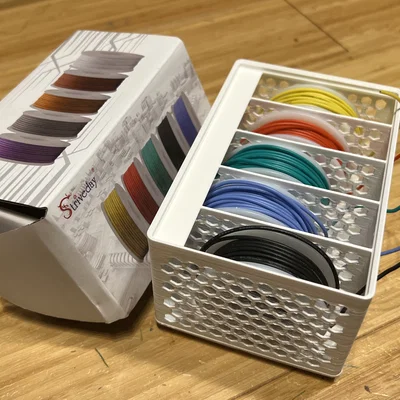 Khay Gridfinity 3x2x9 họa tiết lục giác giữ cuộn dây (Striveday)