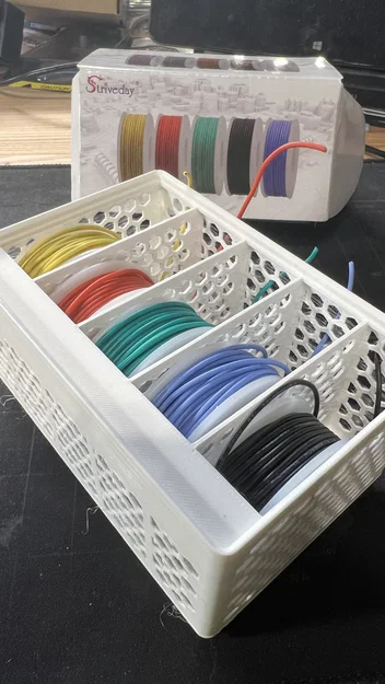 Khay Gridfinity 3x2x9 họa tiết lục giác giữ cuộn dây (Striveday) - Image 2