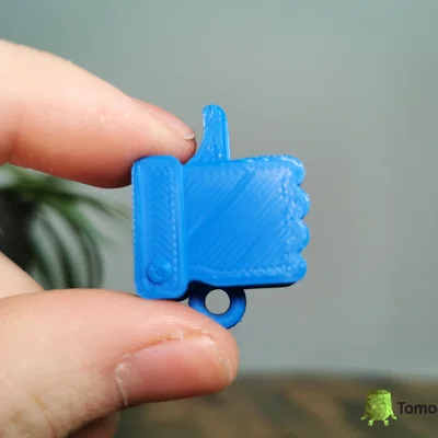 Móc khóa Mini Thumb Up (Print In Place)