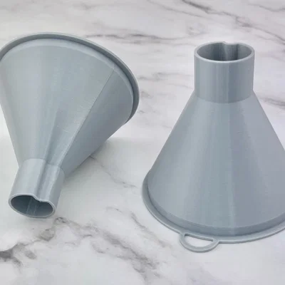 Bộ phễu rót chất lỏng có khe thoát khí (15mm - 30mm) in 3D