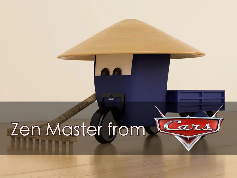 Xe Zen Master trong phim Cars (Zen Master from Cars movie) - Image 1