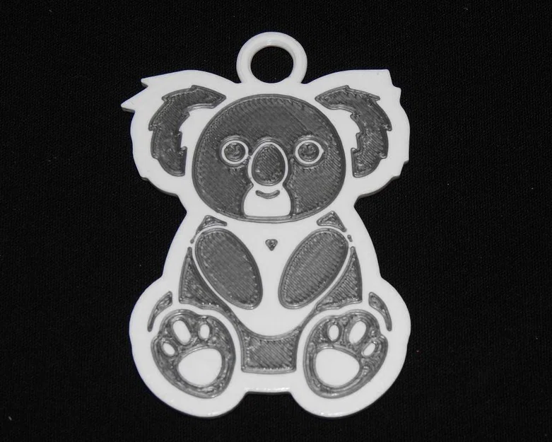 Móc khóa Koala với vòng treo dày hơn - Image 2