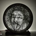 String Art Albert Einstein - Thumbnail 1