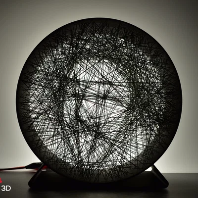 String Art Albert Einstein