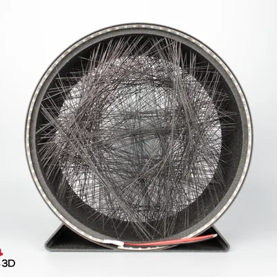 String Art Albert Einstein